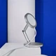 Підставка для магнітної беспровідної зарядки Hoco PH39 Silver - зображення 7