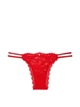 Женские трусики Victoria’s Secret (7391839126975) Twinkle Strap Lace Brazilian XS красные - изображение 4
