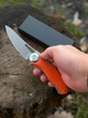 Складной нож Mangust D2 оранжевый 21.5 см - изображение 2