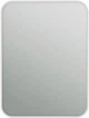 Зеркало Juventa Aluminum Simple AlumSM-80 в белой раме без подсветки 800х600 - изображение 2