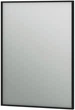 Зеркало Juventa Aluminum Simple AlumSMSq-80 в черной раме без подсветки 800х600 - изображение 1