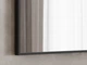 Зеркало Juventa Aluminum Simple AlumSMSq-80 в черной раме без подсветки 800х600 - изображение 6