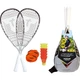 Набор для скоростного бадминтона Talbot SPEED BADMINTON SET SPEED 7700 (2 ракетки, 6 воланов, линии для корта, чехол) светло-серо-черный 490117 - изображение 1