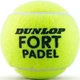 Набір м'ячів для падл-тенісу Dunlop FORT PADEL 3PET жовтий (3 штуки) 601555 - зображення 2