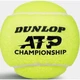 Набор мячей для тенниса Dunlop ATP CHAMPIONSHIP 3B желтый (3 штуки) 601626 - изображение 2