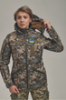 Зимняя утепленная женская FS куртка-трансформер Soft Shell 2в1, пиксель - изображение 3