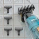 Триммер VGR V аккумуляторный с USB машинка для стрижки волос и бороды 5 Вт универсальный IPX7 синий (I69) - изображение 6