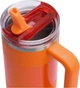 Термокухоль сталевий із подвійною вакуумною ізоляцією Stanley Quencher ProTour Flip Straw 0,89 л Goldenrod Fade - зображення 3