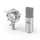 Професійний конденсаторний мікрофон Auna MIC-900S-LED USB Сірий Б/В - зображення 1