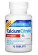 Витамины 21st Century Calcium Citrate Maximum + D3 75 таблеток - изображение 1