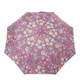 Женский зонт Fulton L907 Morris & Co. Minilite-2 UV Golden Lily Pink (Золотые лилии) - изображение 2