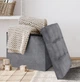 Пуф для хранения велюровый TH-05 GRAY - изображение 4