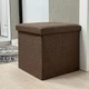 Пуф для зберігання текстильний TH-03 BROWN - зображення 4