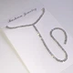 Ланцюжок-чокер зі стразами Honey Fashion Accessories сріблястий (12-245) - изображение 2