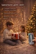 Светодиодная гирлянда-штора 3×2 м, тёплый белый свет (WW), 9 режимов, IP44, 200 LED - изображение 4