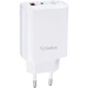 Сетевое зарядное устройство Gelius Stratus GP-HC068 45W (1Type-C+1USB-A) White - изображение 1