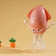 Музыкальный осьминог интерактивная развивающая игрушка Tummy Time Octopus Танцующий Кальмар с функцией распознавания препятствий Розовый - изображение 5