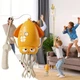 Музыкальный осьминог интерактивная развивающая игрушка Tummy Time Octopus Танцующий Кальмар с функцией распознавания препятствий Желтый - изображение 13