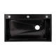 Lidz Handmade H7545B Мийка для кухні інтегрована Decor Black PVD Honeycomb 3,0/1,0 мм LDH7545BDECPVD48373 LDH7545BDECPVD48373 - изображение 14