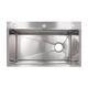 Lidz Handmade H7545 Мийка для кухні інтегрована Decor Honeycomb 3,0/1,0 мм LDH7545DEC48372 - зображення 3