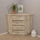 Кутовий комод Тіса-меблі АКМ-346 80х90х80 Дуб клондайк - изображение 1