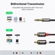 Аудіокабель UGREEN AV116 3.5mm Male to 2RCA Male, PVC, 5m Black (UGR-10591) - зображення 10