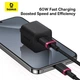 Кабель Baseus Dura Series Fast Charging Cable USB to Type-C 60W 1m Red+Black (P10377802U01-01) - изображение 11