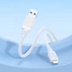 Кабель BOROFONE BX115 Lotto silicone charging data cable iP White (6941991119637) - зображення 5