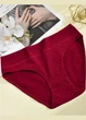 Женские хлопковые трусики слипы в рубчик Wonderful Comfort (1997-42-02) Бордовый S FINETOO (44) - изображение 6