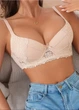 Женский формованный бюстгальтер на косточках с кружевом Comfort Elegance (1999-85D-01) Бежевый 85D No Brand - изображение 4