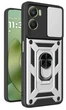 Чохол Camshield з кільцем-підставкою на Motorola G06 Power / silver - зображення 1