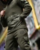 Чоловічий зимовий спортивний костюм Stone Island флісовий L хакі (94695) - зображення 7