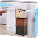 Комод Storage solutions металевий з шухлядами 34.5 x 34.5 x 100 см (8720573842679) - зображення 3