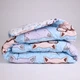Одеяло хлопковое MirSon Сolor Fun Line Whales №2827 220x240 см Деми (2200006700630) - изображение 1