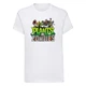 Футболка дитяча біла з принтом Plants vs Zombies Рослини проти зомбі DM-18277 146 см - зображення 1