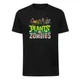 Футболка детская черная с принтом Plants vs Zombies Растения против зомби DM-1827 146 см - изображение 1