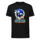 Футболка дитяча чорна з принтом Sonic Сонік DM-18422 92 см - зображення 1
