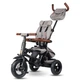 Трехколесный детский складной велосипед Tri-Cycle RITO DELUXE 5-в-1 серый прогулочный трансформер от 12 месяцев с родительской ручкой защитным козырьком и надувными колесами 10″ - изображение 3