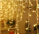Гирлянда Бахрома 100 LED теплый белый 220В - изображение 2