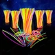 Неоновые браслеты Glow Sticks набор 30шт. разноцветные - изображение 1