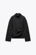 М'який топ з високим коміром Zara 1165/172/803 - M - зображення 1