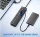 Хаб USB 3.0 на 7 портів концентратор на 7 портів Чорний USB-хаб HUB з вимикачами 1.2 м кабель GL3510 Чорний - зображення 2