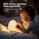 JolyWell дитячий нічник-яйце світильник у формі яйця 8 кольорів RGB нічна лампа для дитячої кімнати сну - зображення 3