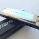 Губная гармошка Harmonica на 10 отверстий серебряная тональность С - изображение 2