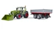 Набор игрушечный Bruder Трактор Fendt Vario 211 с передним погрузчиком и прицепом (2182_5) - изображение 3