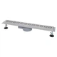 IT03-FT19/700 ITAL Душовий трап 700 мм, поворот. 360, комбін.затвор, Brushed nickel (блістер) {5/1} - зображення 1