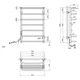 Полотенцесушитель электрический Kroner KRP Stern EL800x500-7 (CV036330) - изображение 6