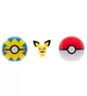 Ігровий набір POKEMON W15 - ПОЯС З ПОКЕБОЛАМИ ПІЧУ (пояс, 2 покеболі, ігрова фігурка) - зображення 4