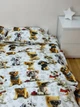 Комплект постільної білизни Ранфорс Premium puppies Євро 200х220 см - зображення 1