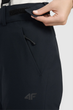 Лыжные брюки мембранные 10000 лыжные теплые с подтяжками 4F AW25 DEEP BLACK женские черные - 4FWAW25TFTRF0941 - M - изображение 5
